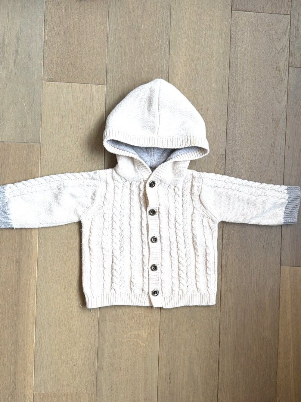 Jacadi Baby Sweater Hoodie Unisex 6 Months